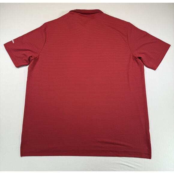 Columbia Golf LMU Polo Shirt Red Stripe Men’s 2XL NWT Performance - Picture 3 of 7